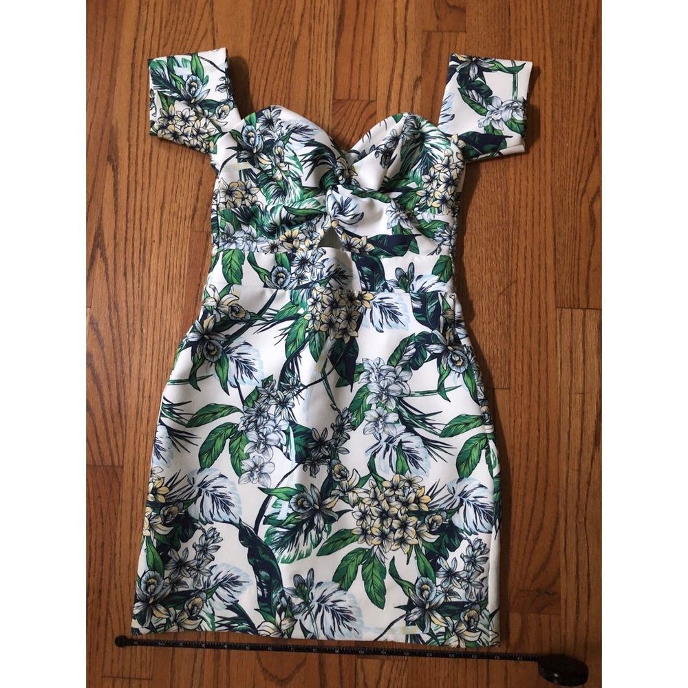 RIVER ISLAND 🌴 Palm Party Dress Size 4Petite